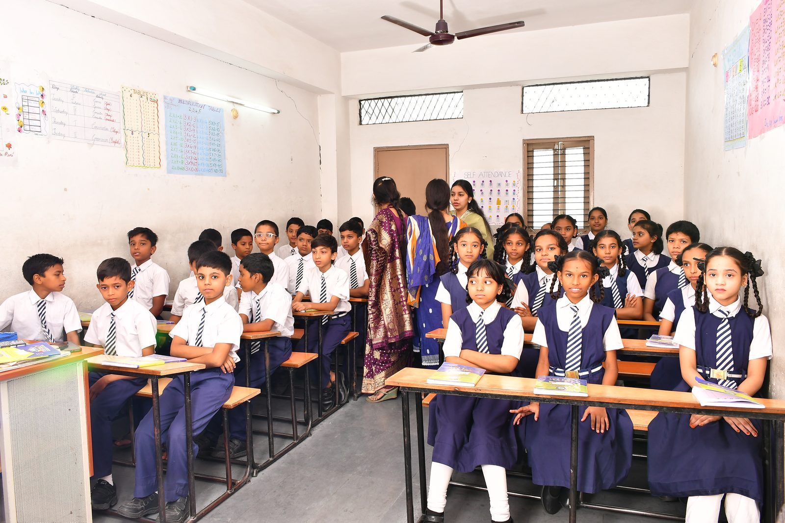 St. Joseph's students learning together in their classroom